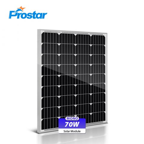 Prostar PMS70W 12v 70w paneles solares beneficios mono