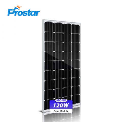 placas solares 120w 12v monocristalino