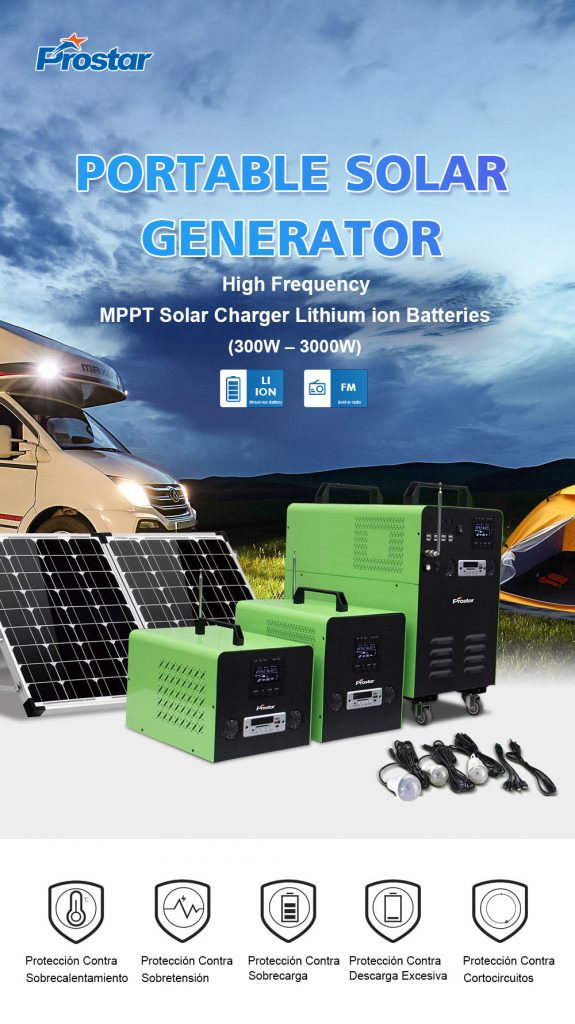 generador solar portátil