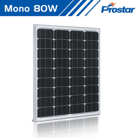 Prostar 12v 36 solar cells mono 80w solar panel cost