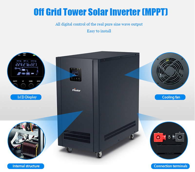 PST6KPro48 mppt 48V 6kw off grid solar inverter inbuilt transformer Guangdong Prostar New