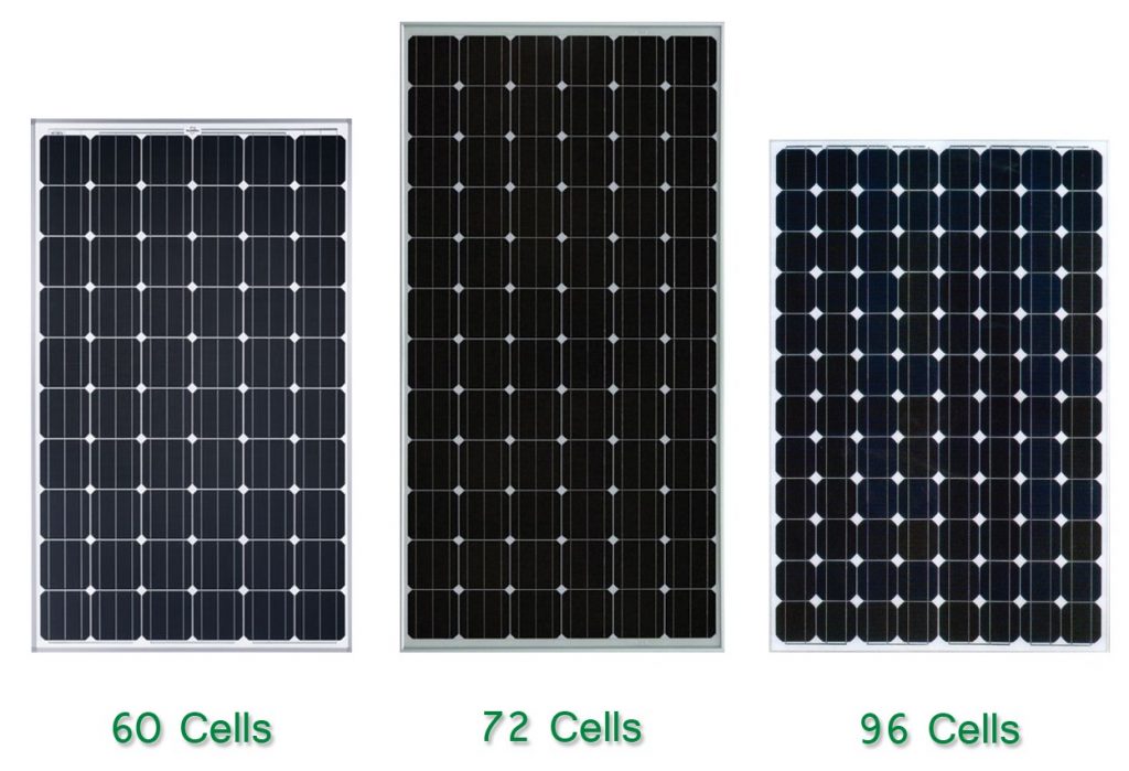 60 cell and 72 cell solar panels