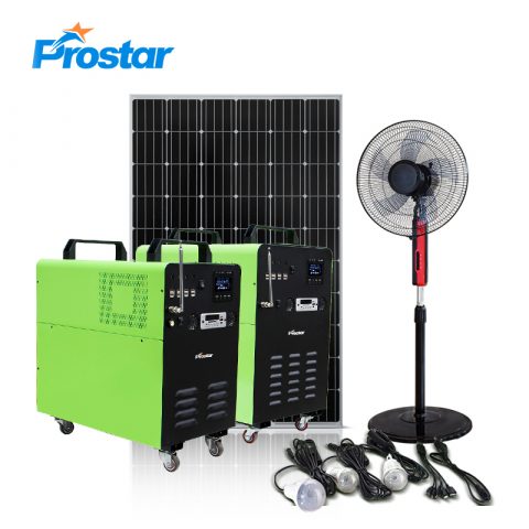 Prostar solar portable power station 1000w for heavy duty power supply
