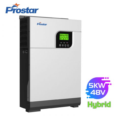Prostar MixSolar 48v pure sine wave 5kw hybrid solar inverter charger
