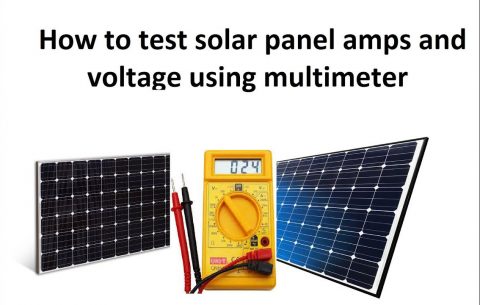 how to calculate solar panel amps