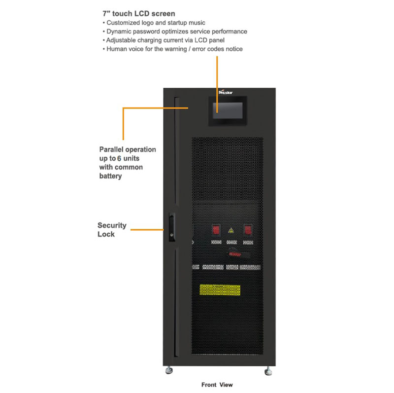 Prostar PF1 3 Phase High Frequency Online UPS Front View