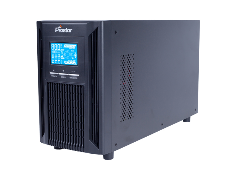 24v double conversion online ups 1kva inbuilt battery front