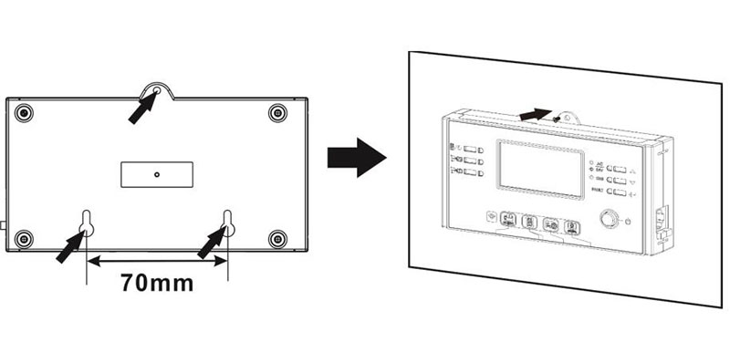 Remote Display Panel Installation Step2
