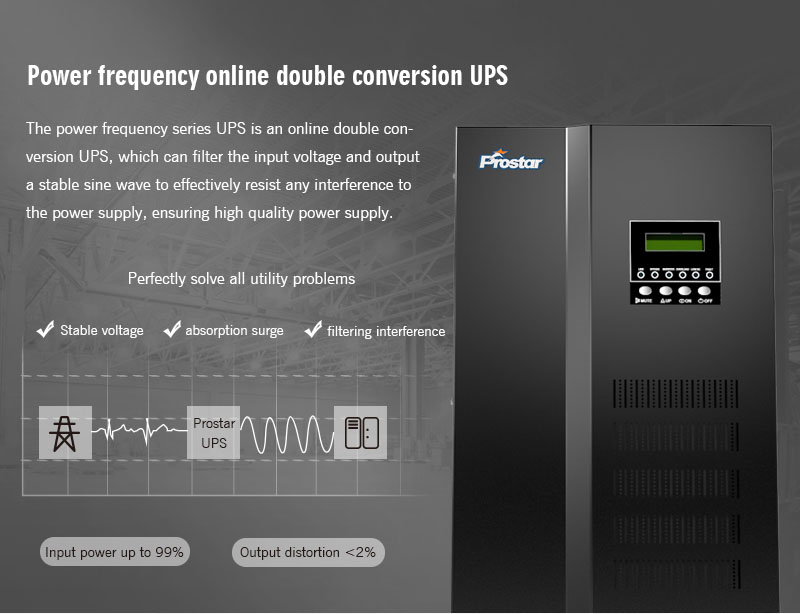 Prostar SU Single Phase Online UPS Pure Sine Wave output