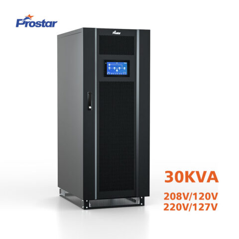 208v 3 phase dual conversion 30kva hospital ups