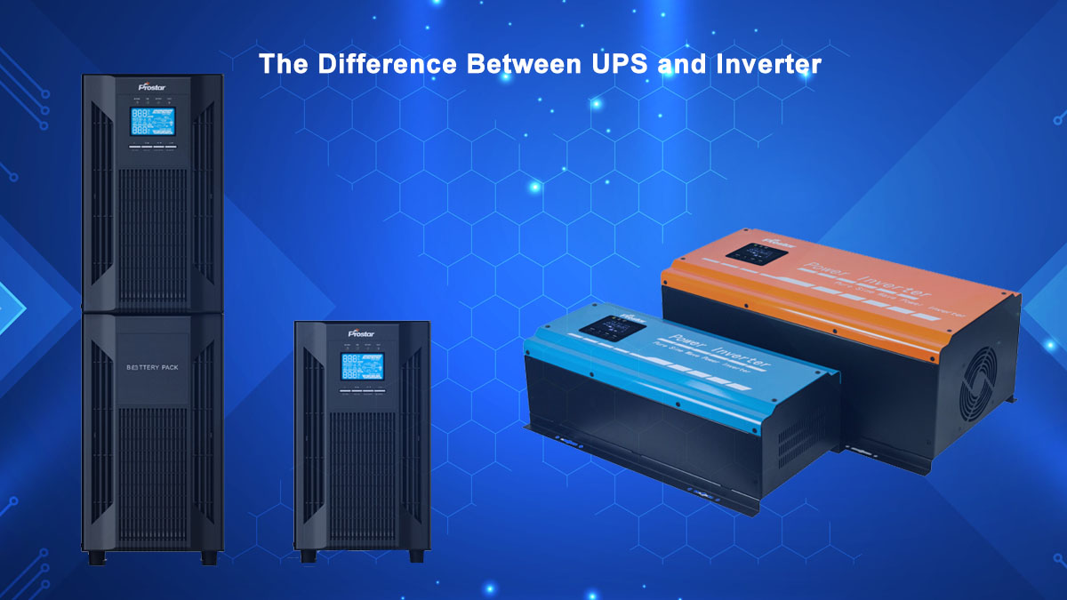 the difference between UPS and inverter