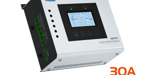 MCR3024 pv 100v input 30 amp mppt solar charge controller 12v 24v