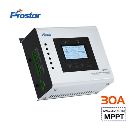 MCR3024 pv 100v input 30 amp mppt solar charge controller 12v 24v