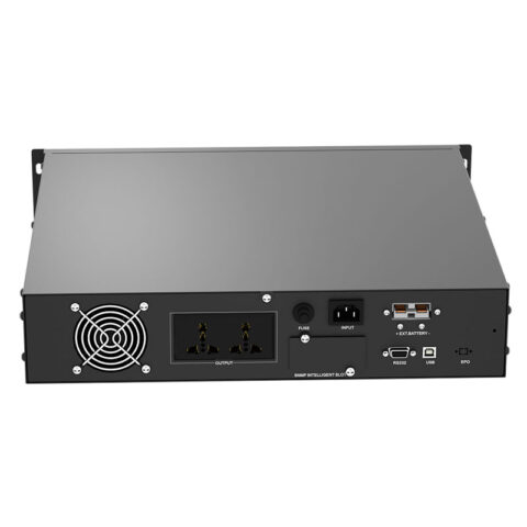PER1101 single phase rack mount double conversion online ups 1kva