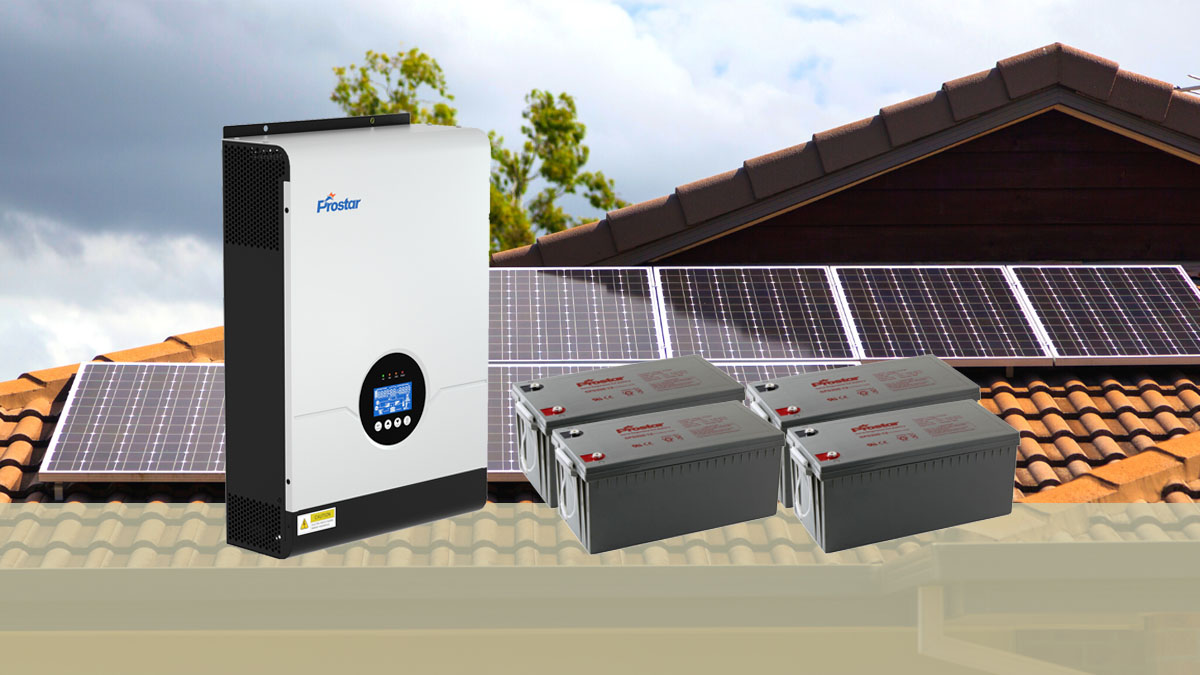 ECO-WORTHY 1500W 24V All-in-one Solar Hybrid Inverter with Built