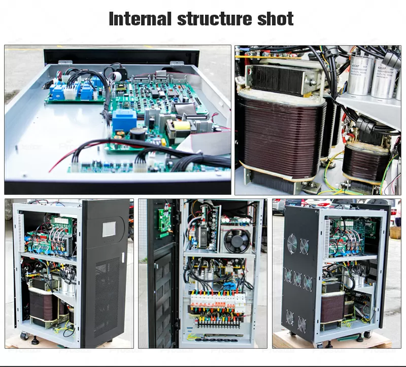 Industrial UPS internal structure shot