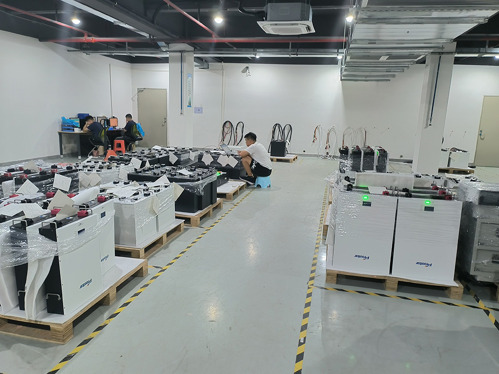 PLW Wall Mounted LiFePO4 Lithium Battery Pack Finished Production