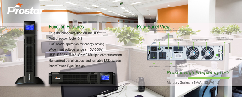 Rack mount ups for it room is very common