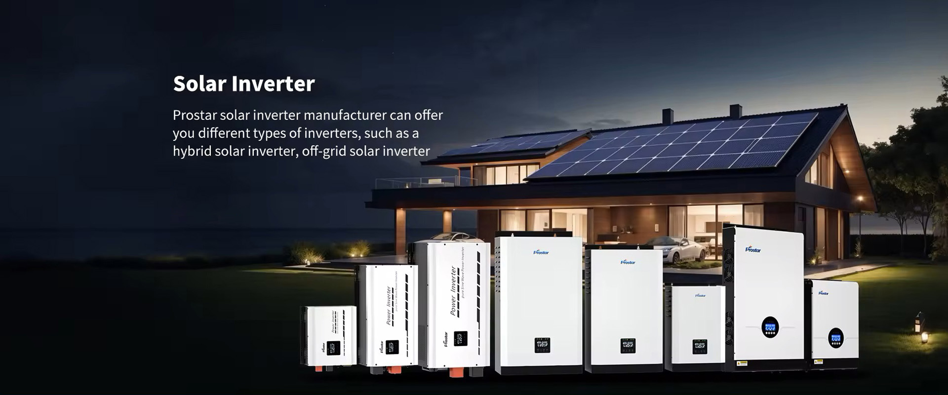 Prostar high power solar energy inverter