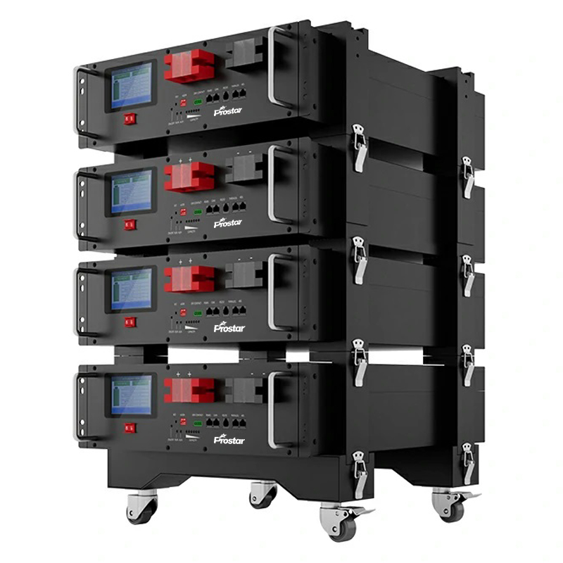 Prostar Rack Mount Lithium Battery Install in Rack Kit with Wheel