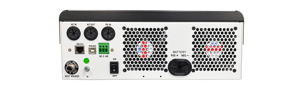 PLV3K-48L split phase off grid solar hybrid 48v to 120v inverter 3000w connect terminal