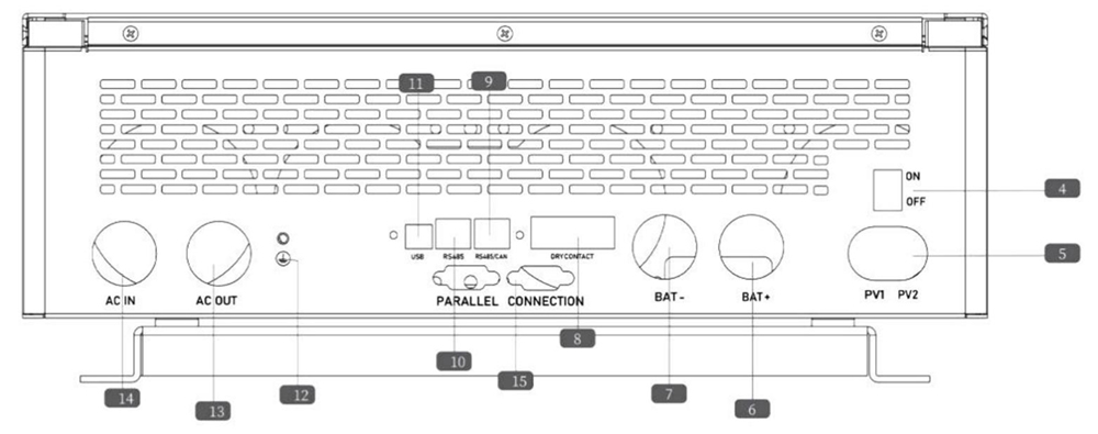 Prostar PLV PLUS series split phase hybrid solar inverter details