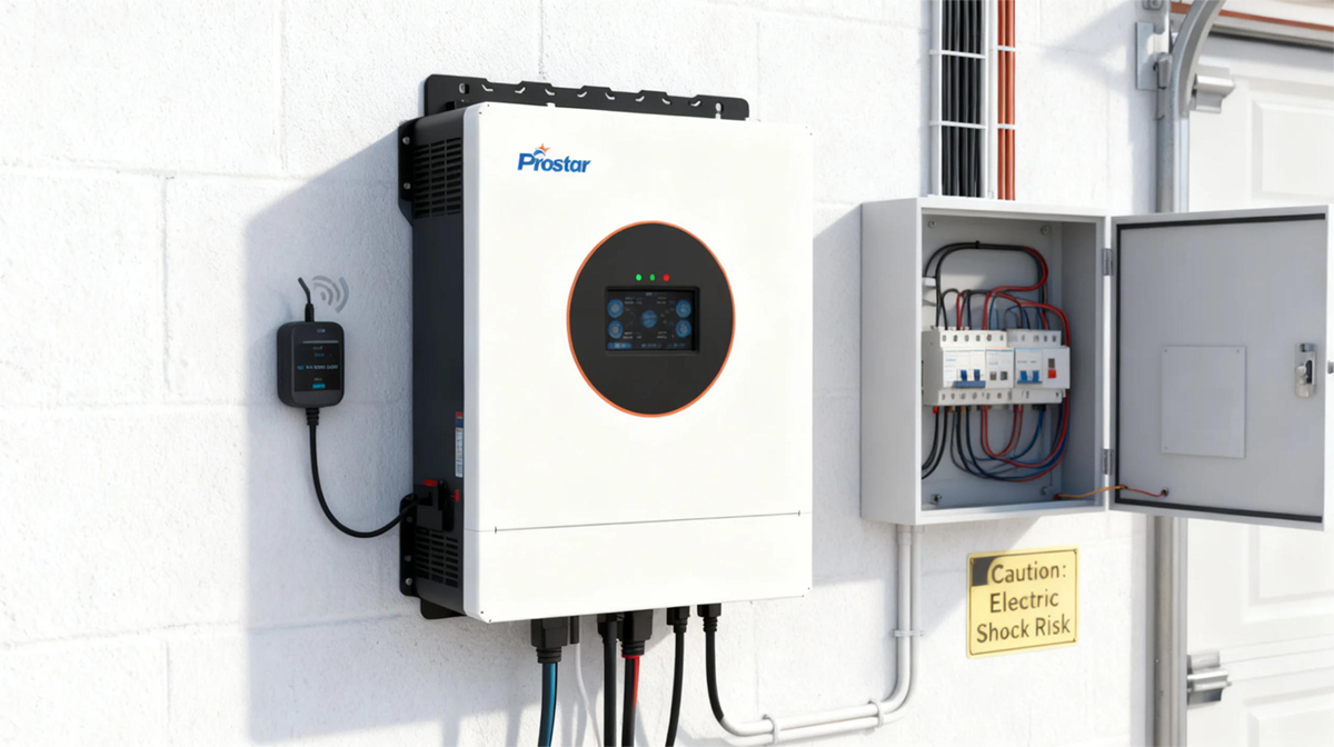 Prostar PLV5K-48PL-PLUS 5000w 48v split phase solar inverter charger