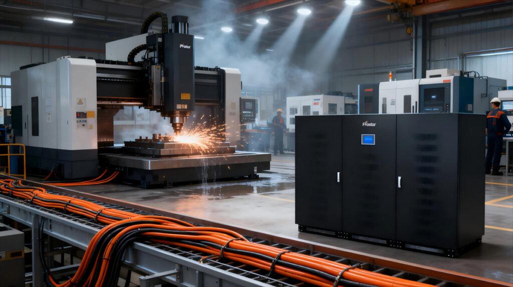 Why CNC Machines Need a 3-Phase Industrial UPS