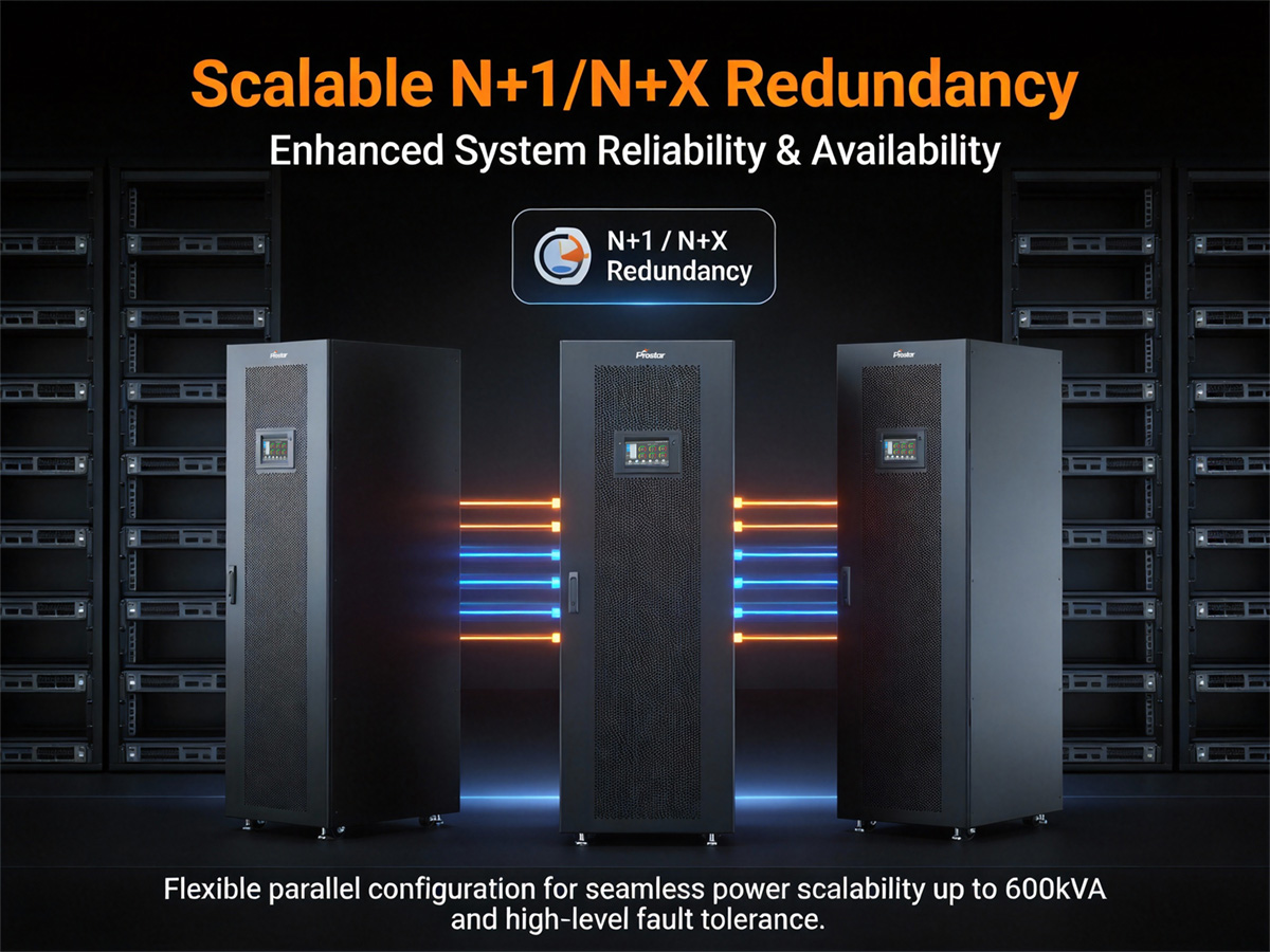 Prostar hot-swappable modular data center ups system redundancy operation