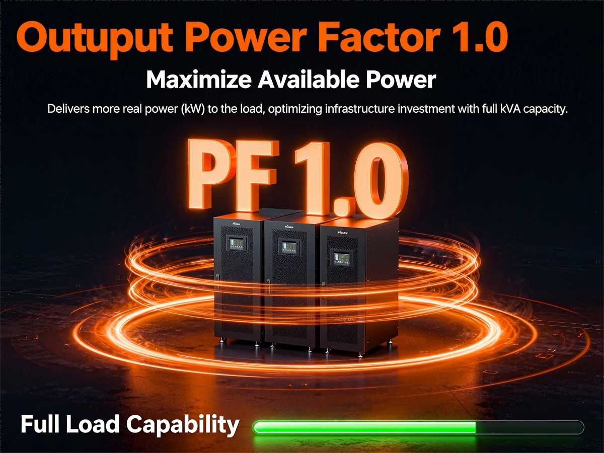 Prostar 3 Phase Modular UPS System Output Power Factor 1.0