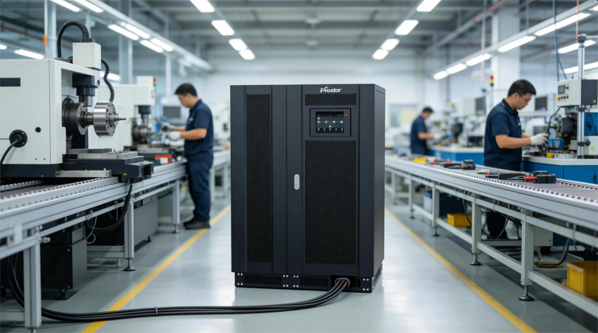 Prostar ET15K HV 15kVA 3 phase UPS for small plant equipment backup