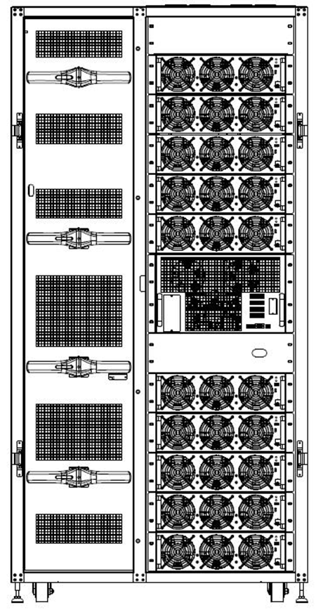 Prostar MPS500K-50K three phase modular data center ups online 500kva