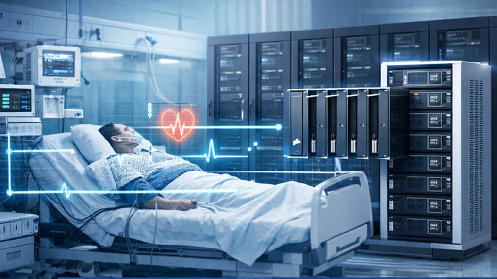 hospital ICU and operating room powered by modular UPS for hospitals