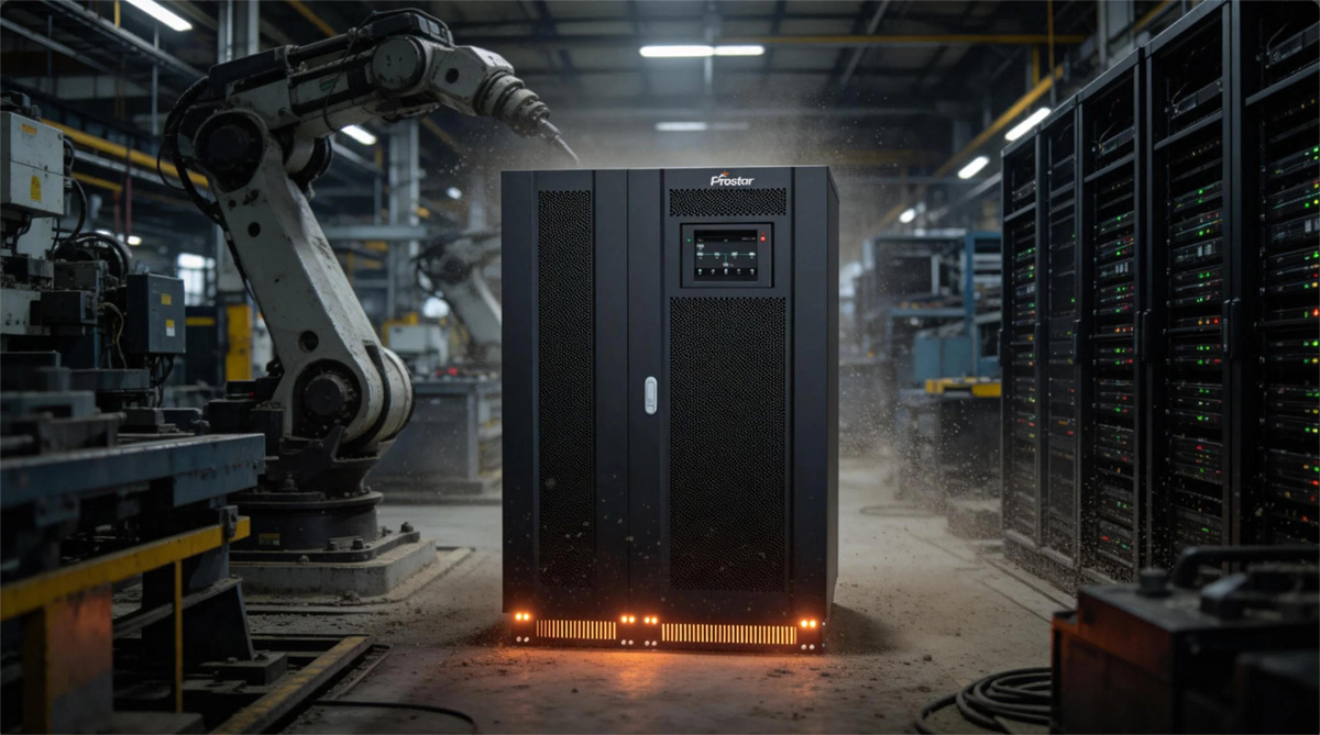 Prostar ET40K HV 40kVA industrial UPS for production line stability