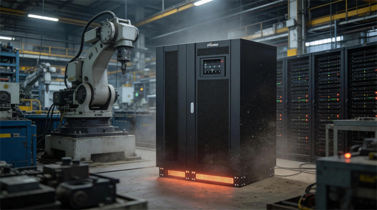Prostar ET80K HV 480v 80kva industrial ups for manufacturing plants