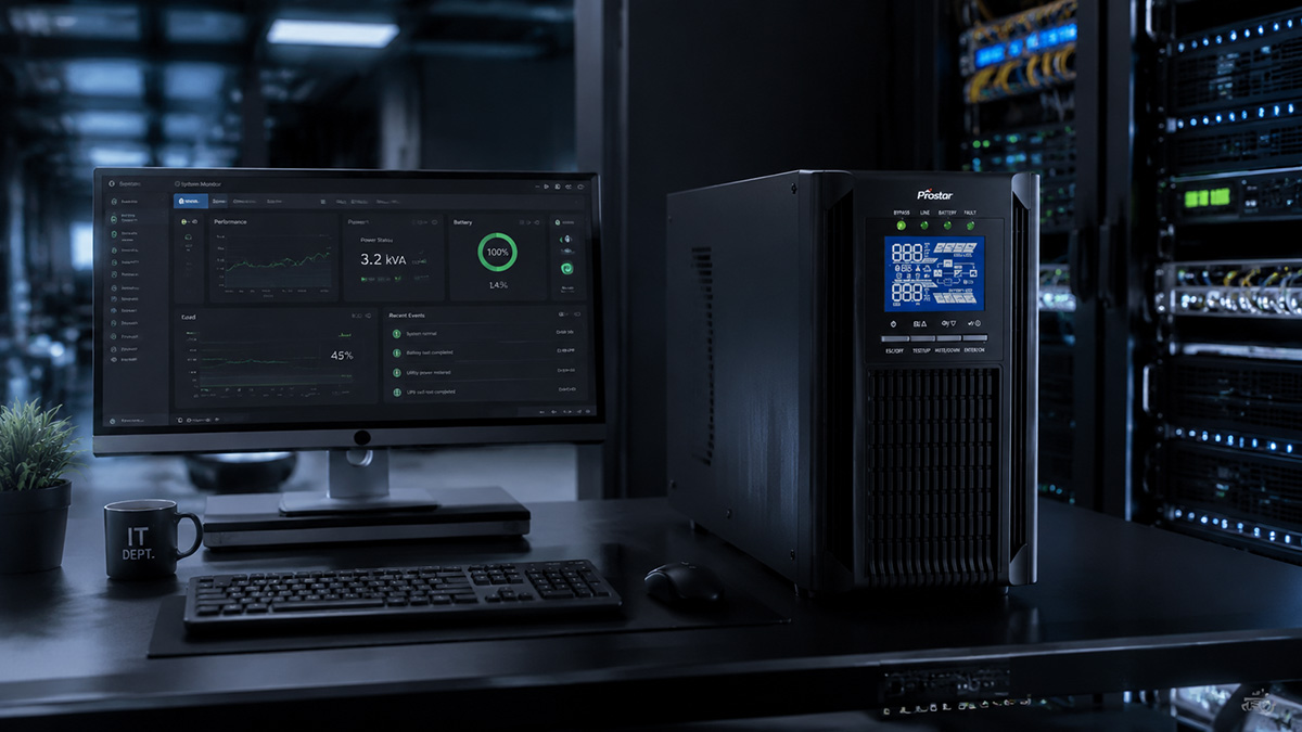 PET1103+Li double conversion 48V 3kVA lithium UPS for computer