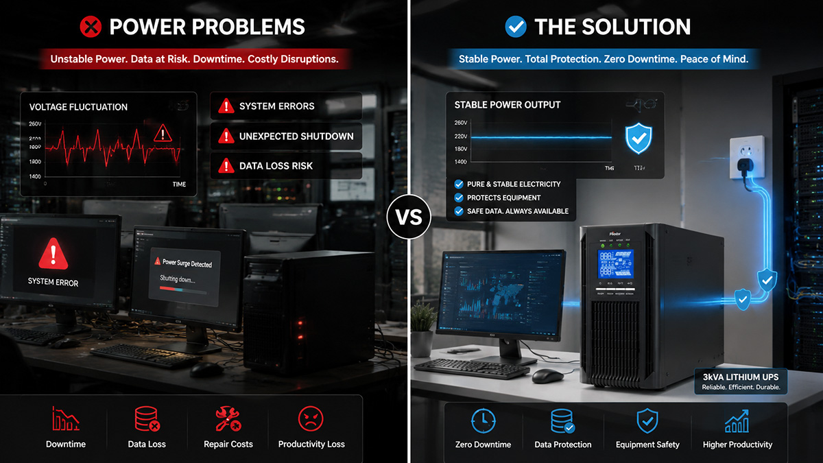 The Power Protection Challenge for Modern PCs and IT Equipment