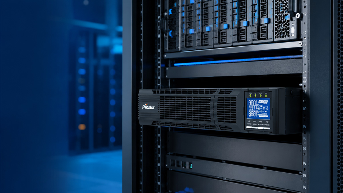 Prostar PER1102+Li 2kVA lithium rack mount UPS 2U for server systems